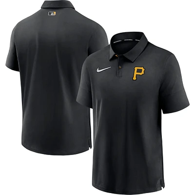 Polo Nike Flex Performance noir pour homme de la collection Authentic Pirates Pittsburgh