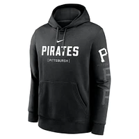 Men's Nike Black Pittsburgh Pirates Fashion Club Pullover Hoodie