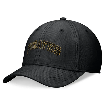 Casquette Nike Performance Flex noire pour homme des Pirates de Pittsburgh