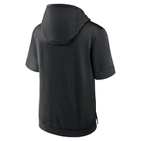 Men's Nike Black Pittsburgh Pirates Tri Code Lockup Short Sleeve Pullover Hoodie