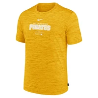 Men's Nike  Gold Pittsburgh Pirates Authentic Collection Velocity Performance T-Shirt