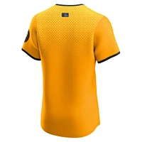 Maillot Nike Gold Pittsburgh Pirates City Connect Elite pour homme
