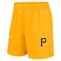 Men's Nike Gold Pittsburgh Pirates Woven Victory Performance Shorts