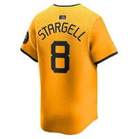 Maillot de joueur Nike Willie Stargell Gold Pittsburgh Pirates City Connect Limited pour homme