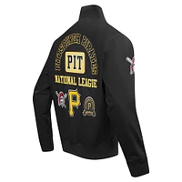 Men's Pro Standard Black Pittsburgh Pirates Area Code Twill Full-Zip Jacket