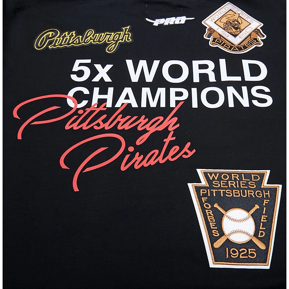 Men's Pro Standard Black Pittsburgh Pirates Championship T-Shirt