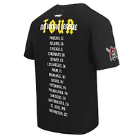 Men's Pro Standard Black Pittsburgh Pirates Oversized City Tour T-Shirt
