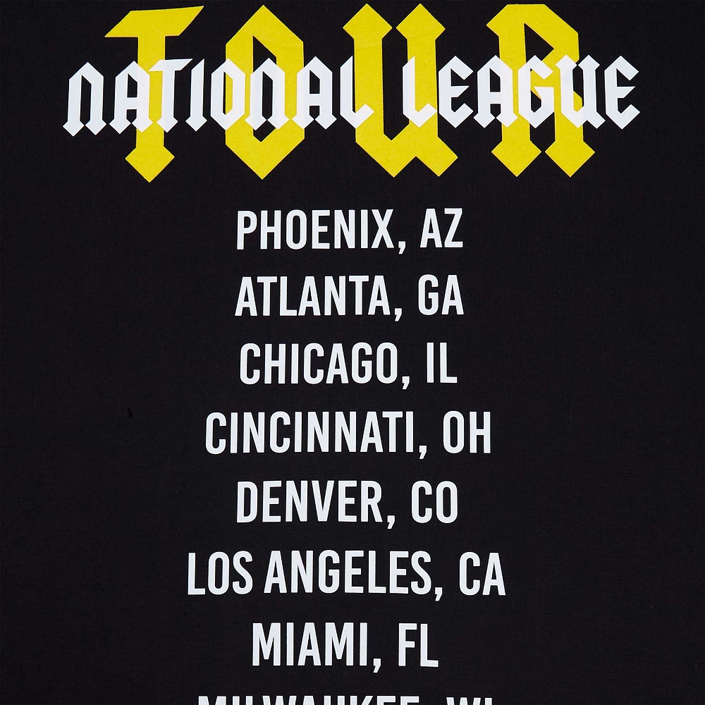 Men's Pro Standard Black Pittsburgh Pirates Oversized City Tour T-Shirt