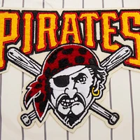 Men's Pro Standard Cream Pittsburgh Pirates Cooperstown Collection Pinstripe Retro Classic Satin Full-Snap Jacket