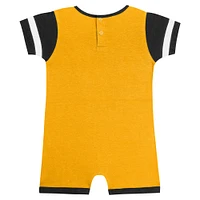 Newborn & Infant Fanatics Gold Pittsburgh Pirates Fast Pitch Romper