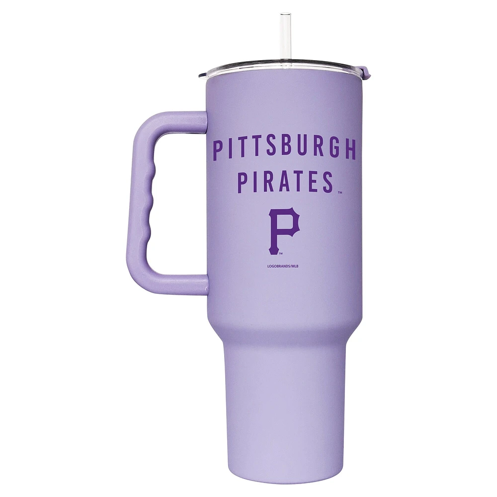 Pittsburgh Pirates 40oz. Lavender Soft Touch Tumbler