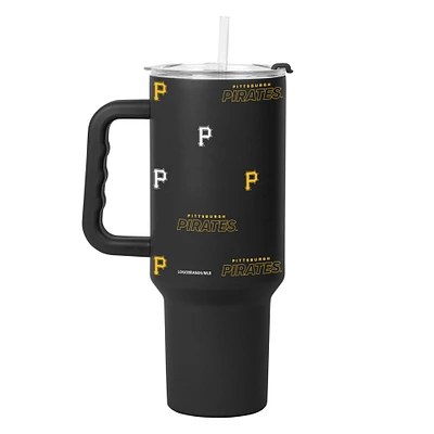 Verre à revêtement en poudre Step and Repeat de 40 oz des Pirates de Pittsburgh