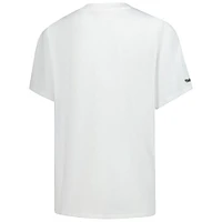 Women's Mitchell & Ness White Pittsburgh Pirates Cooperstown Collection Boyfriend T-Shirt