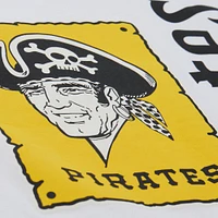 Women's Mitchell & Ness White Pittsburgh Pirates Cooperstown Collection Boyfriend T-Shirt