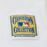 Women's Mitchell & Ness White Pittsburgh Pirates Cooperstown Collection Boyfriend T-Shirt