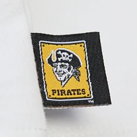 Women's Mitchell & Ness White Pittsburgh Pirates Cooperstown Collection Boyfriend T-Shirt