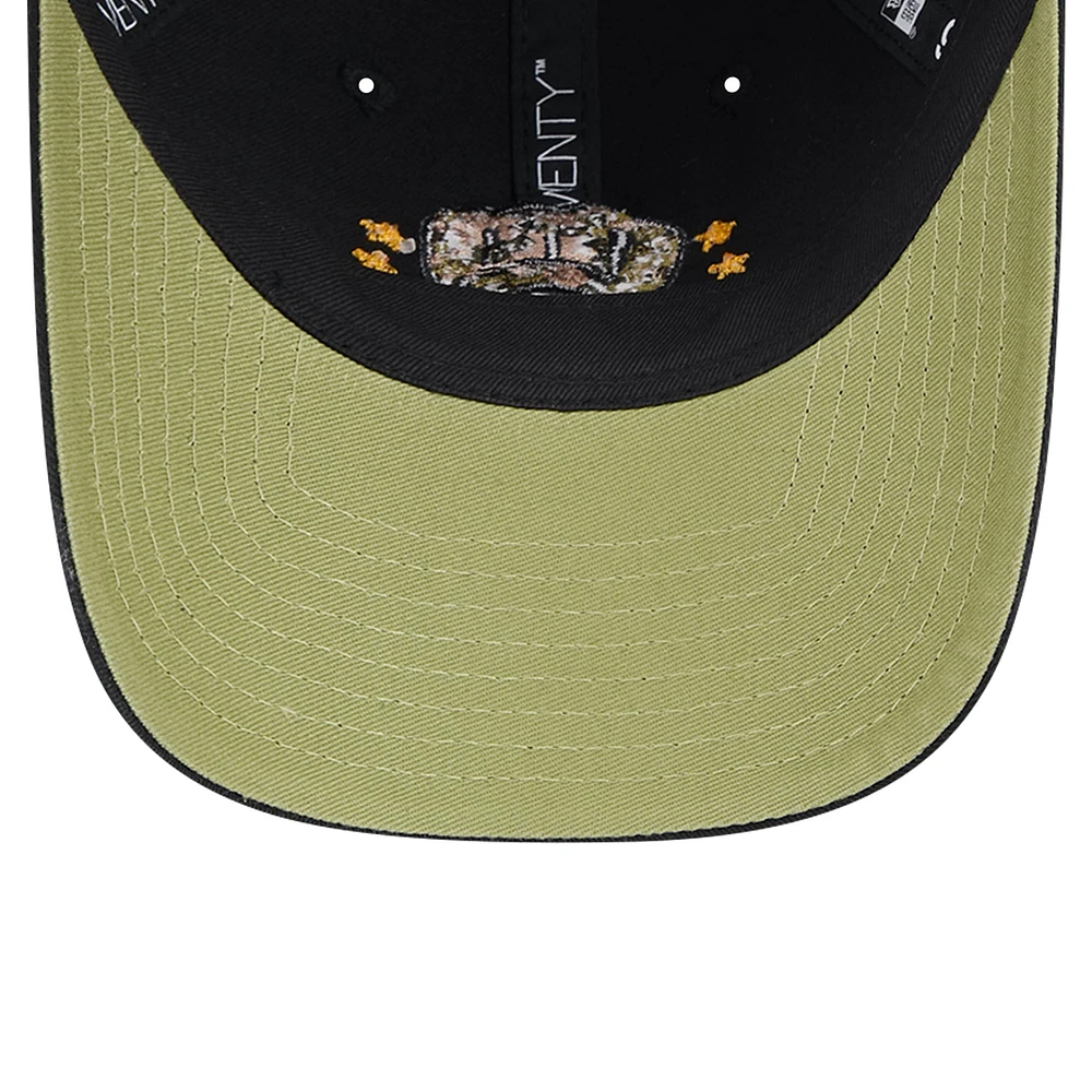 Women's New Era Black Pittsburgh Pirates 2024 Armed Forces Day 9TWENTY Adjustable Hat