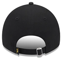Women's New Era Black Pittsburgh Pirates Leaves 9TWENTY Adjustable Hat