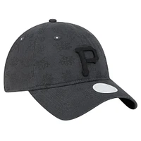 Women's New Era Black Pittsburgh Pirates Tonal Floral 9TWENTY Adjustable Hat