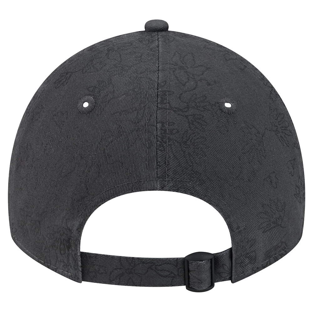 Women's New Era Black Pittsburgh Pirates Tonal Floral 9TWENTY Adjustable Hat