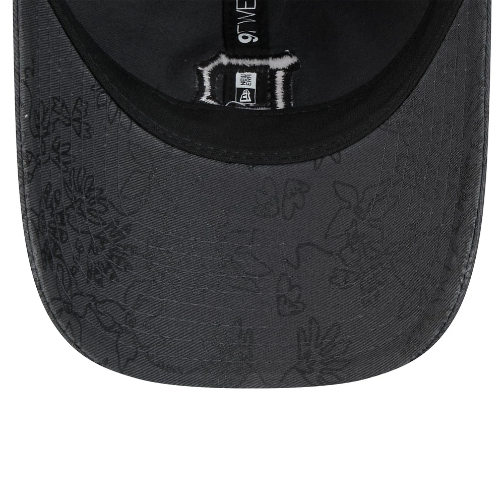 Women's New Era Black Pittsburgh Pirates Tonal Floral 9TWENTY Adjustable Hat