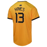 Youth Nike Ke'Bryan Hayes Gold Pittsburgh Pirates City Connect Limited Player Jersey