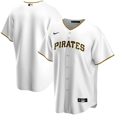 Équipe de réplique à domicile Nike des Pittsburgh Pirates blancs pour jeunes - Maillot