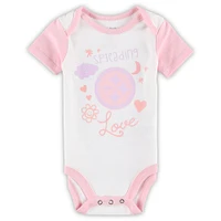 Girls Newborn & Infant White Pittsburgh Steelers Spreading Love Bodysuit and Tutu Leggings Set