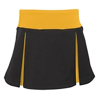 Girls Youth Black Pittsburgh Steelers Spirit Two-Piece Cheerleader Set