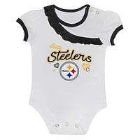 Infant  Pittsburgh Steelers Love My Team Bodysuit & Skirt Set