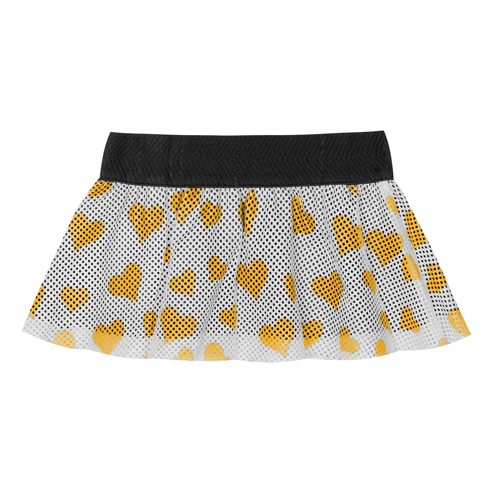 Infant  Pittsburgh Steelers Love My Team Bodysuit & Skirt Set