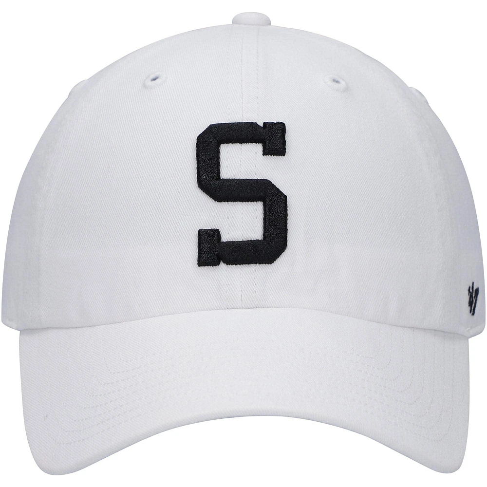 Casquette réglable Clean Up Pittsburgh Steelers '47 pour homme, blanc