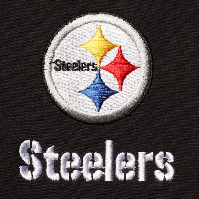 Blouson à fermeture éclair intégrale Dunbrooke Pittsburgh Steelers Tailles Big & Tall Sonoma noir pour hommes