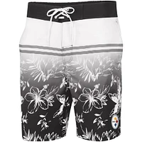 Men's G-III Sports by Carl Banks Black Pittsburgh Steelers Swim Island Volley - Shorts