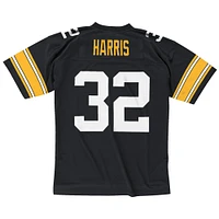 Men's Mitchell & Ness Franco Harris Black Pittsburgh Steelers Legacy Replica Jersey