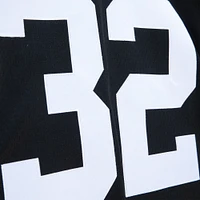 Men's Mitchell & Ness Franco Harris Black Pittsburgh Steelers Legacy Replica Jersey