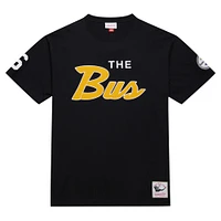 Men's Mitchell & Ness Jerome Bettis Black Pittsburgh Steelers Retired Player Nickname T-Shirt