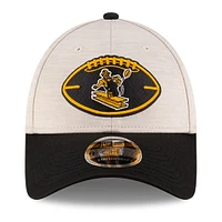 Men's New Era Black Pittsburgh Steelers 2024 Sideline 9FORTY Adjustable Hat