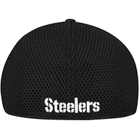 Men's New Era Black Pittsburgh Steelers 39THIRTY Flex Hat