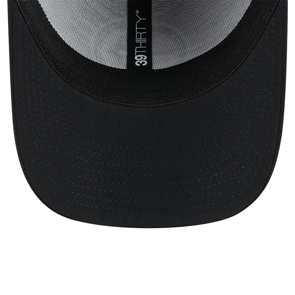 Men's New Era Black Pittsburgh Steelers 39THIRTY Flex Hat