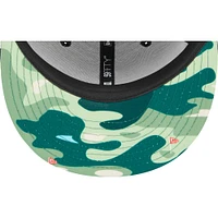 Men's New Era Black Pittsburgh Steelers Camo Undervisor 59FIFTY Fitted Hat