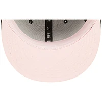 Men's New Era Black Pittsburgh Steelers Super Bowl XL Pink Pop Sweat 59FIFTY Fitted Hat
