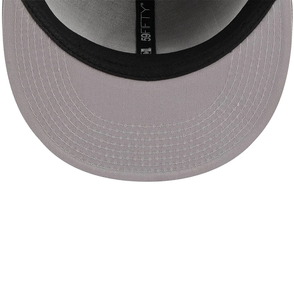 Men's New Era Gray Pittsburgh Steelers Color Pack 59FIFTY Fitted Hat