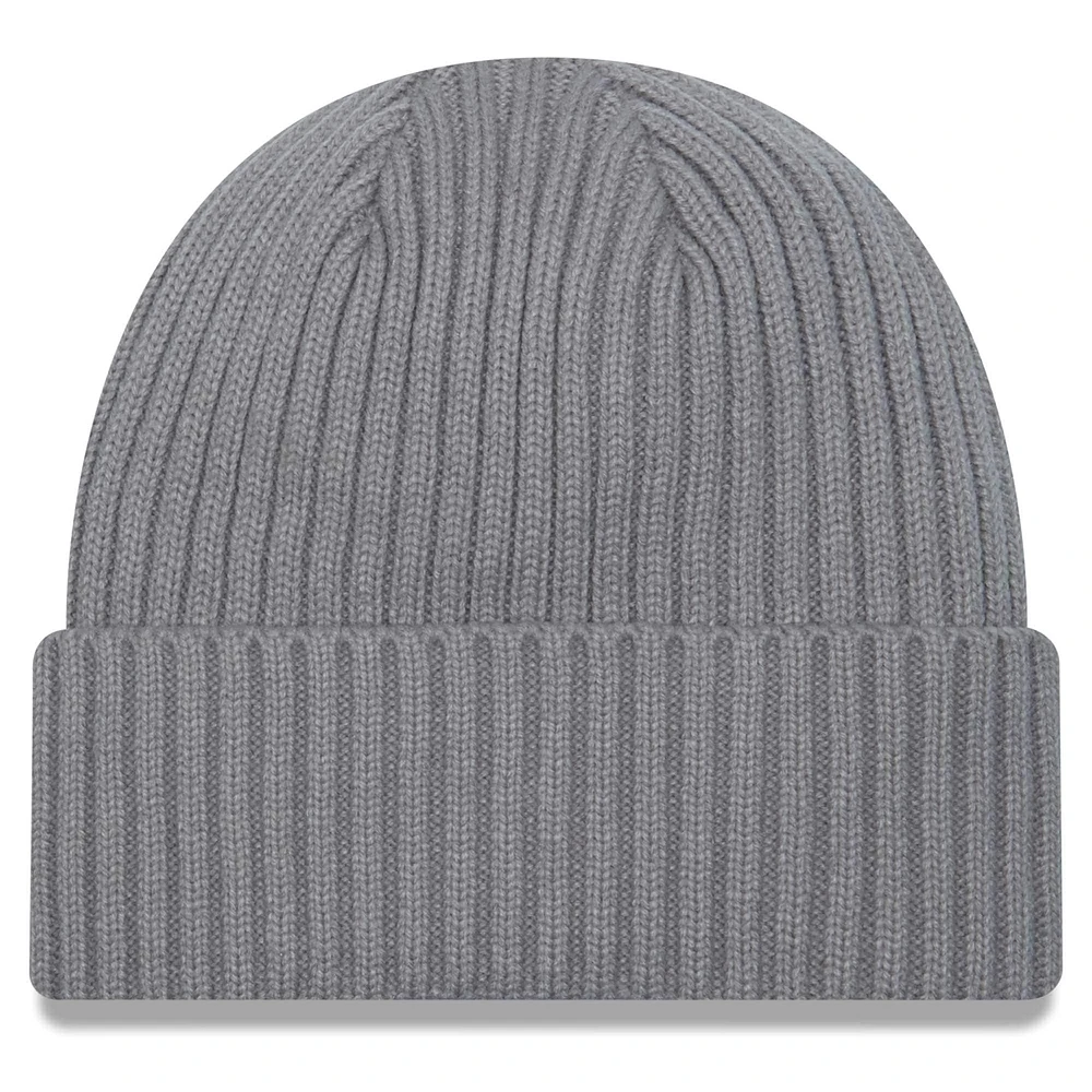 Men's New Era Gray Pittsburgh Steelers Color Pack Cuffed Knit Hat
