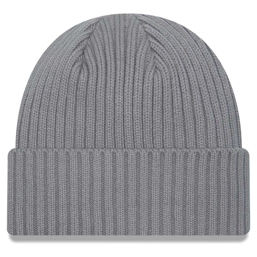 Men's New Era Gray Pittsburgh Steelers Color Pack Cuffed Knit Hat