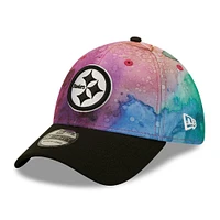 Men's New Era Pink/Black Pittsburgh Steelers 2022 NFL Crucial Catch - 39THIRTY Flex Hat