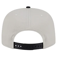 Men's New Era Stone/Black Pittsburgh Steelers Athletic Golfer Snapback Hat