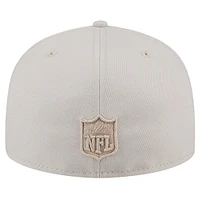 Casquette ajustée 59FIFTY pour homme New Era Stone Pittsburgh Steelers Color Pack