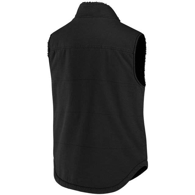 Collection NFL x Darius Rucker pour hommes par Fanatics Veste noire entièrement zippée doublée de sherpa des Pittsburgh Steelers