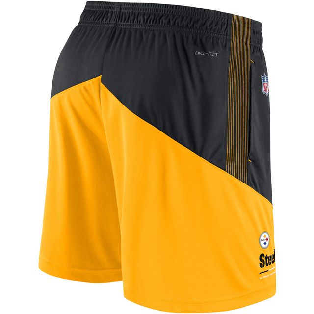 Short pour homme Nike Pittsburgh Steelers Primary Lockup Performance - Noir/Or